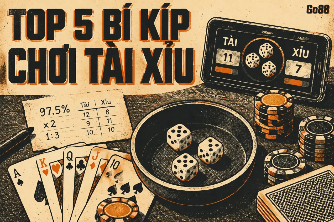 Tài Xỉu, hay còn gọi là Sicbo, là một trong những trò chơi cược xúc xắc phổ biến nhất tại các sảnh game trực tuyến - Top 5