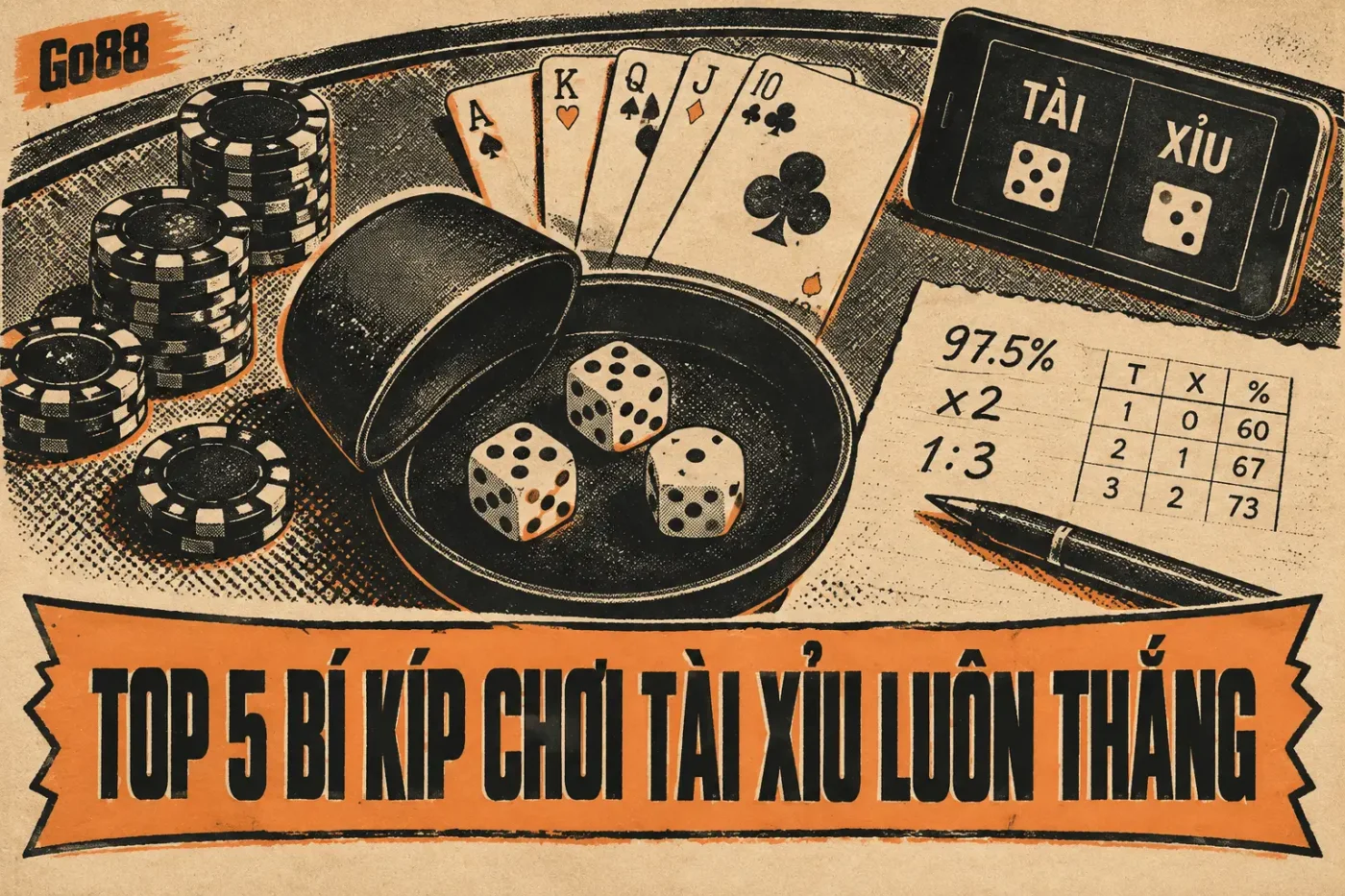 Đừng lo lắng nếu bạn mới bắt đầu, các bí kíp dưới đây được trình bày rất đơn giản và dễ áp dụng - Top 5 Bí Kíp Chơi Tài Xỉu